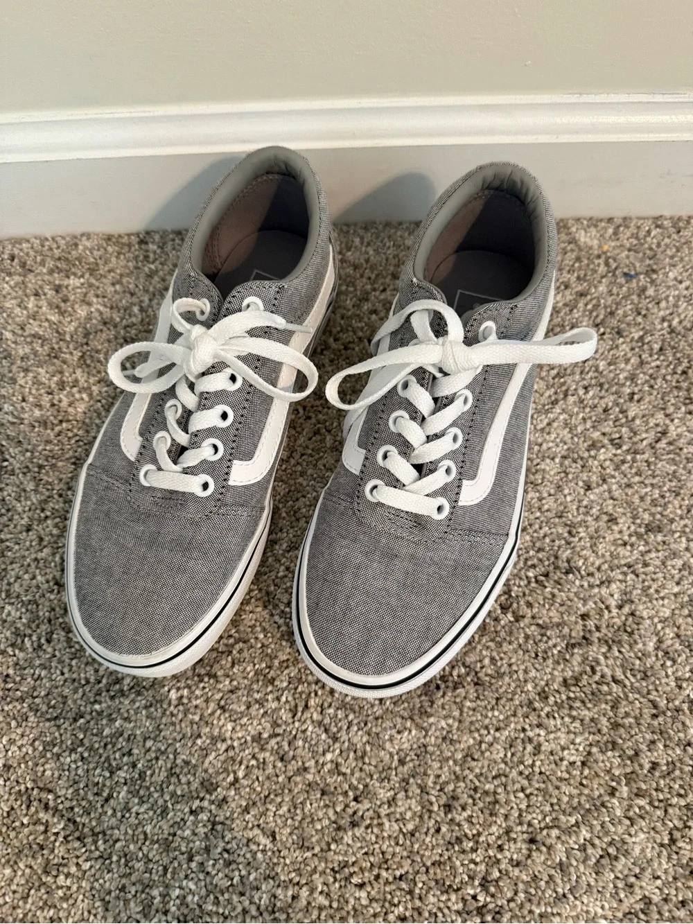 Chambray Vans sneakers